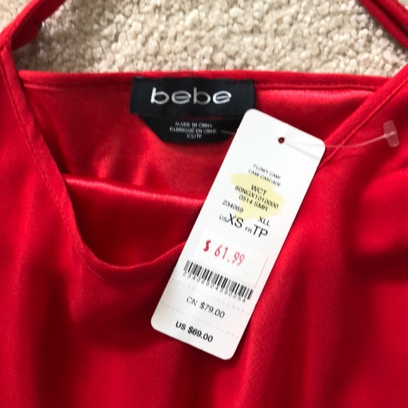 NWT Bebe flowy Cami - Picture 2 of 5